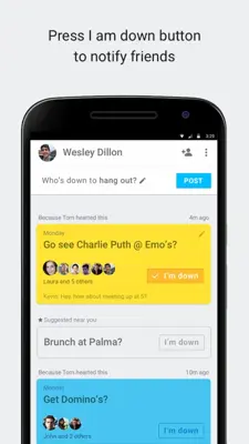 Who’s Down android App screenshot 3